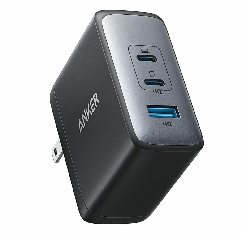 Anker 100W charger with two USB-C an one USB-A