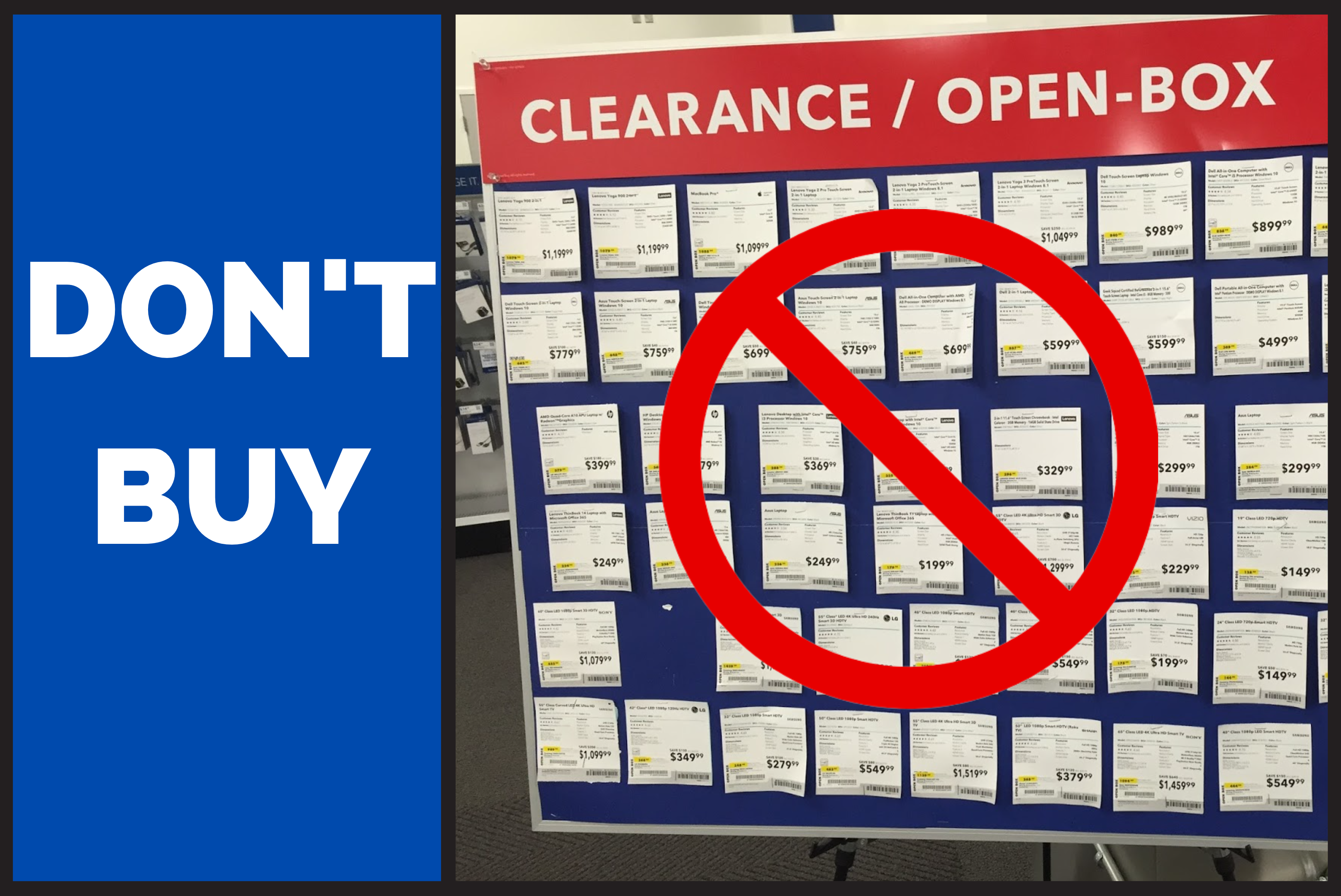 Here's why I won't buy a Best Buy Open Box product - dupeVS