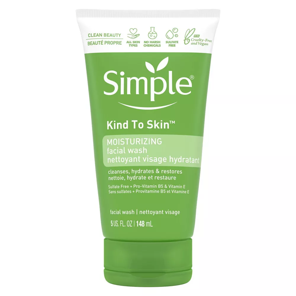 Image of the Simple Kind to Skin Moisturizing Facial Wash container